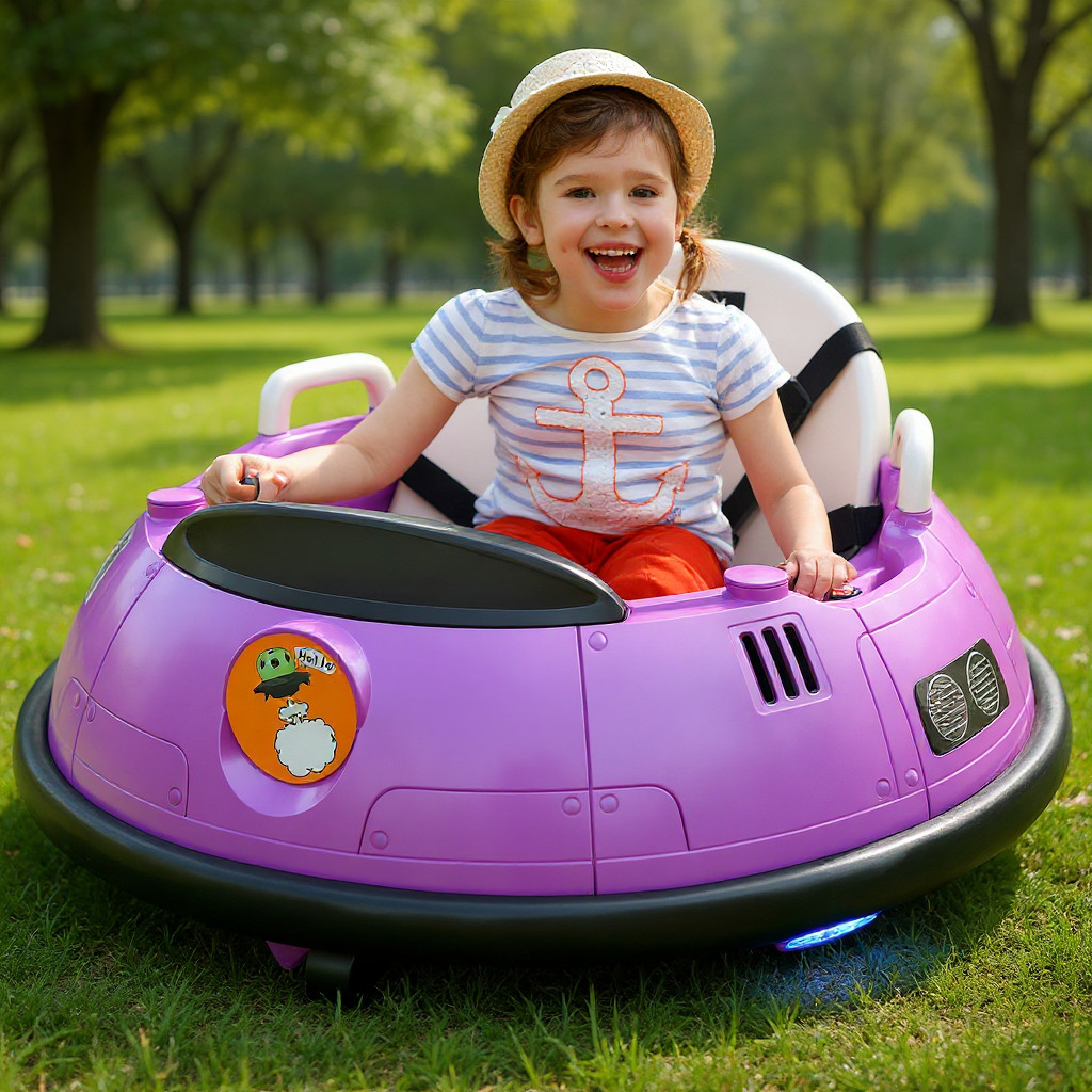 Toddler Bumper Car Electric Bumper Car for Kids w/Remote Control Bumping Gift🔥