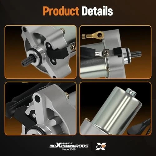 Starter Motor for Yamaha Raptor 90 2006-2023, 12V 9Teeth, Grizzly 90 2019-2023