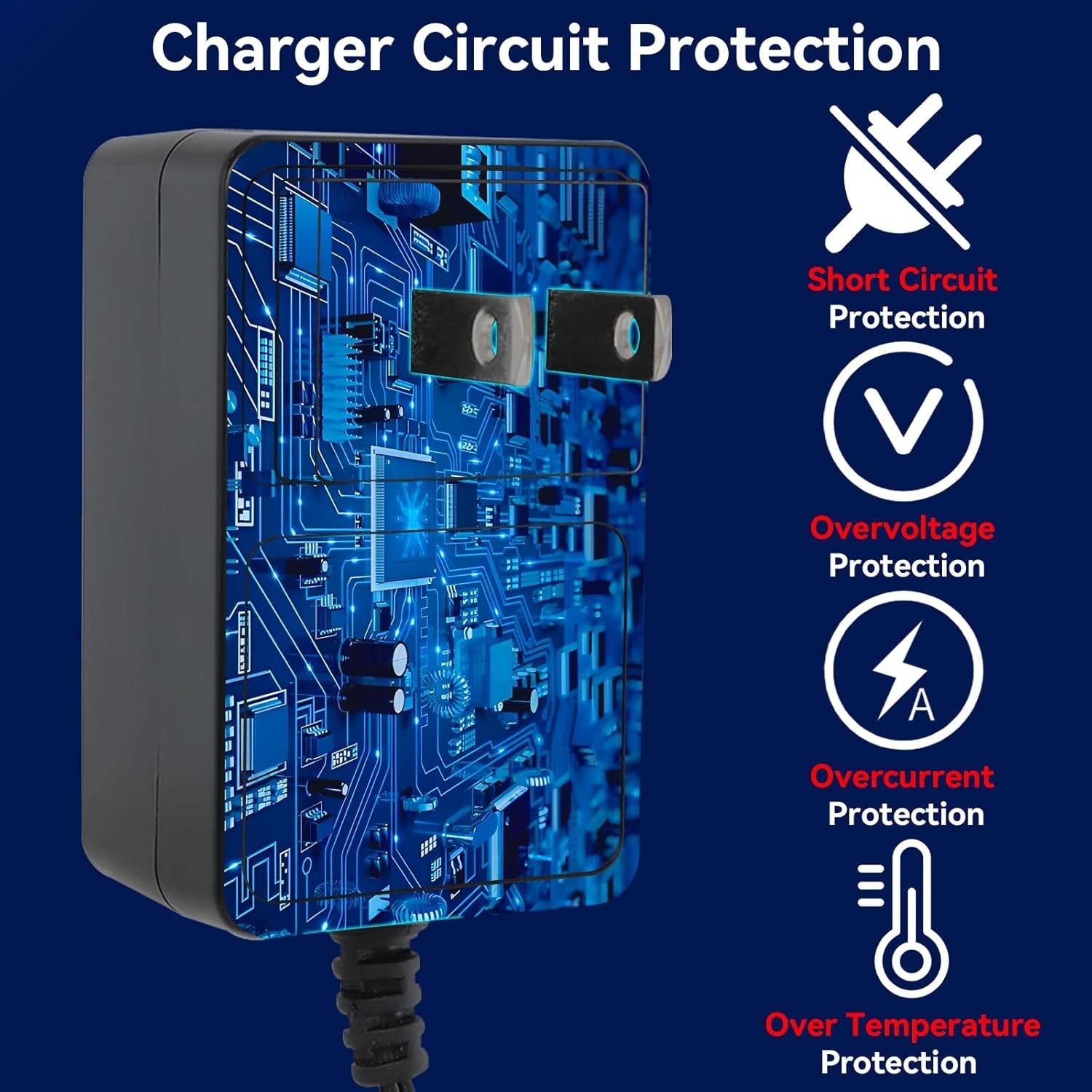 Reliable 12V Battery Charger for Kids’ Ride-On Cars & Bumper Toys – Certified
