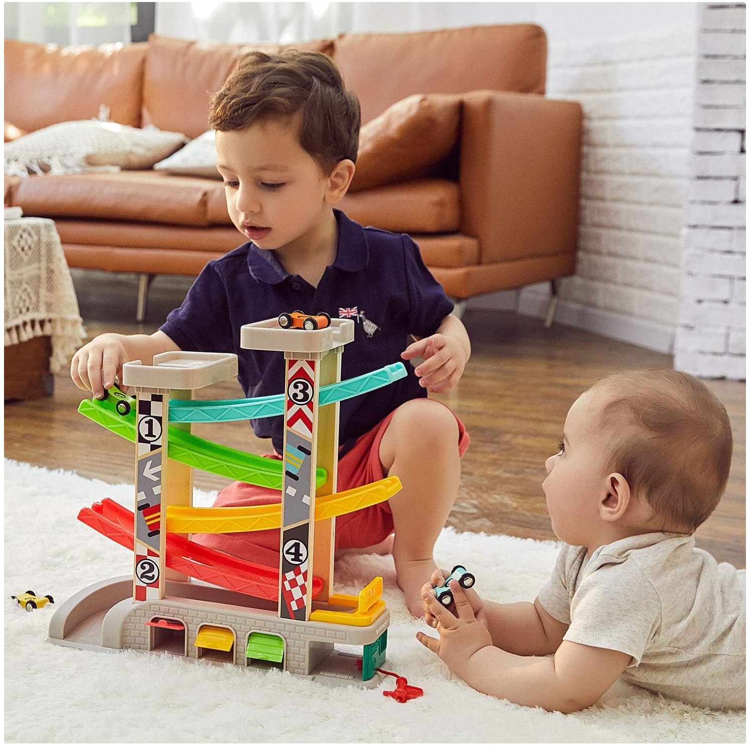 Colorful Race Track Toy for 18 Old