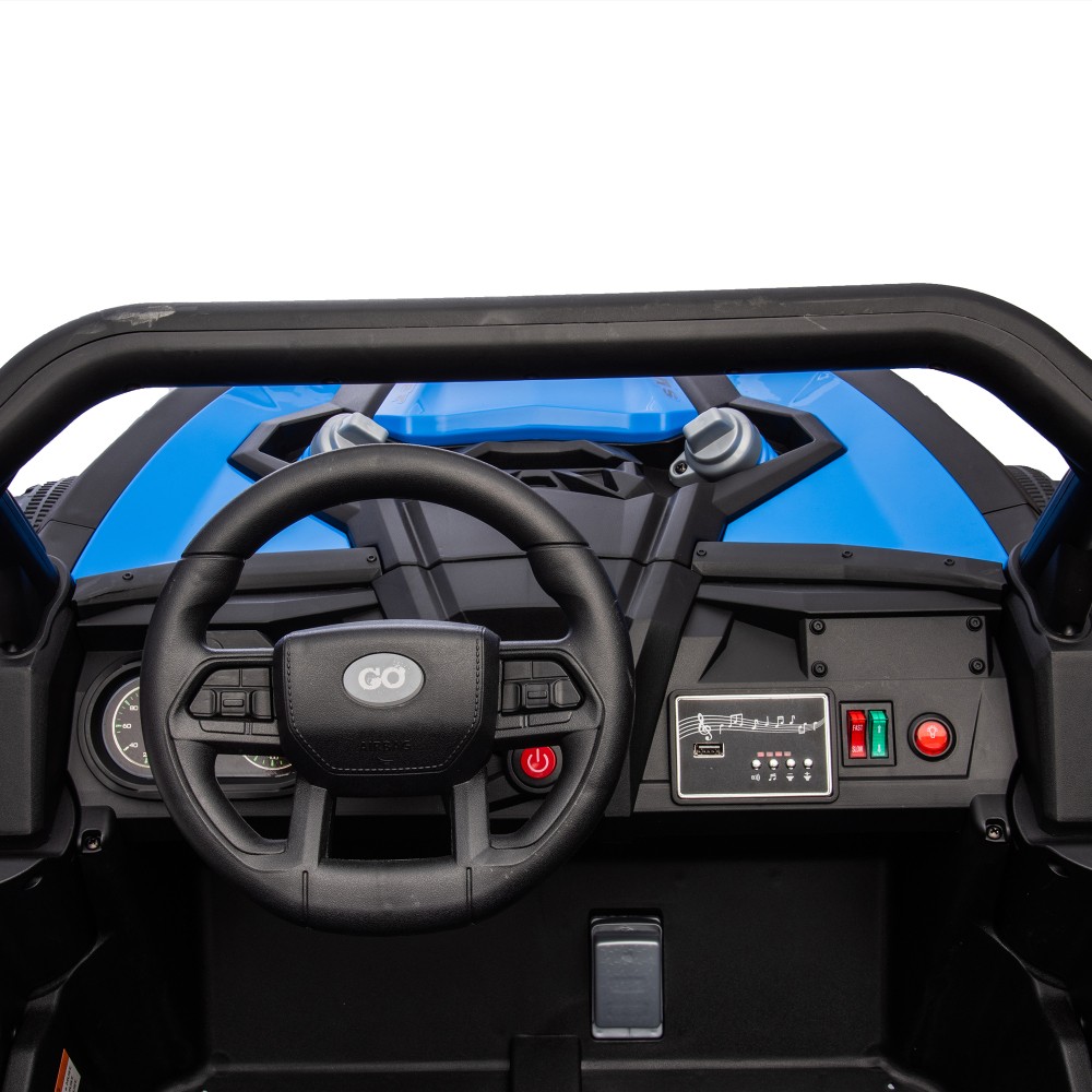 24V Kids Ride On UTV W/Parents Remote Control LED lights GIFT for Kids 3+