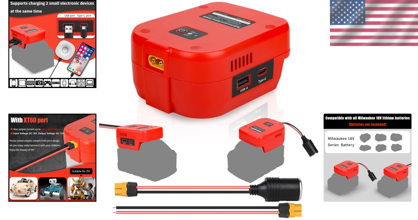 Step Down Converter for M18 18V Battery – Lightweight Design