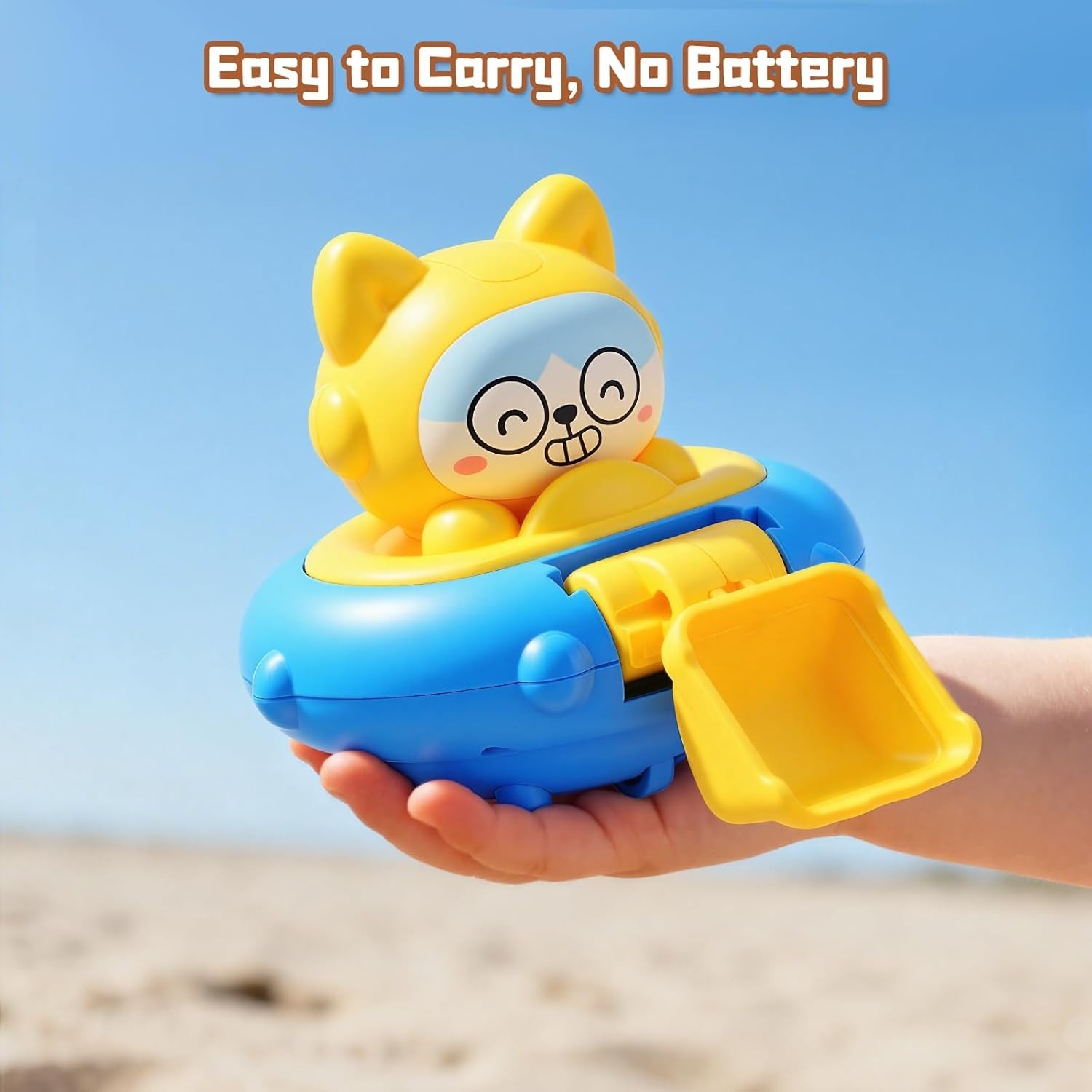 4 PCS Push and Go Friction Car Set for Ages 18m+ – Safe Toddler Racing Toys