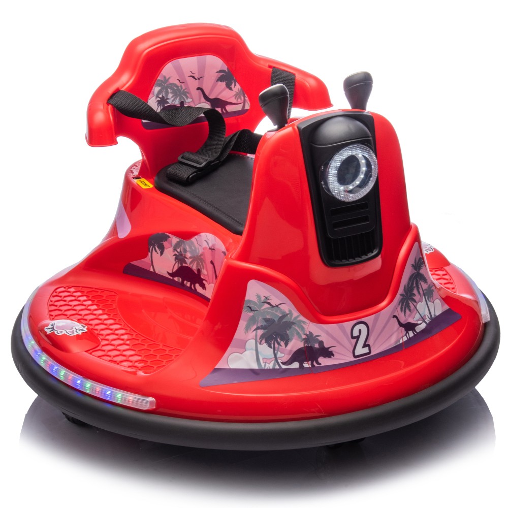 12V Kids Ride On Bumper car W/Parents control,Rotate 360 ° For kids of 2-5