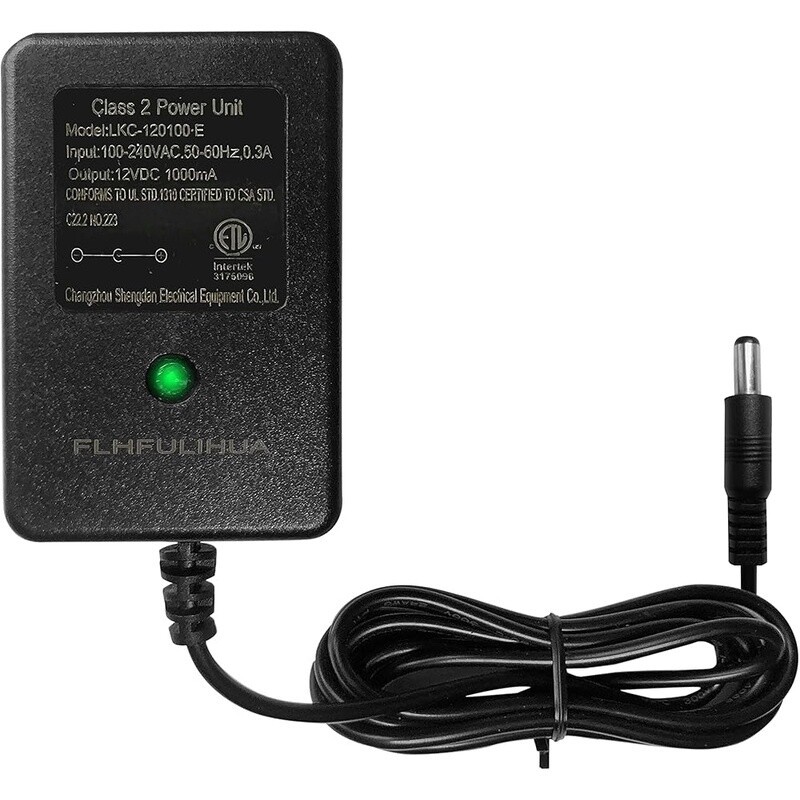 12V Battery Charger Kids Ride On Cars Power Supply ETL Listed Charging Cable New