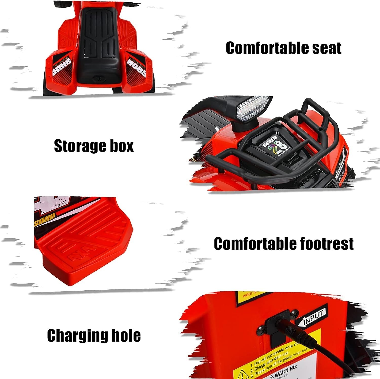 Best Choice Products 6V Kids Ride-On 4-Wheeler Quad ATV Car 1.8mph Max Speed