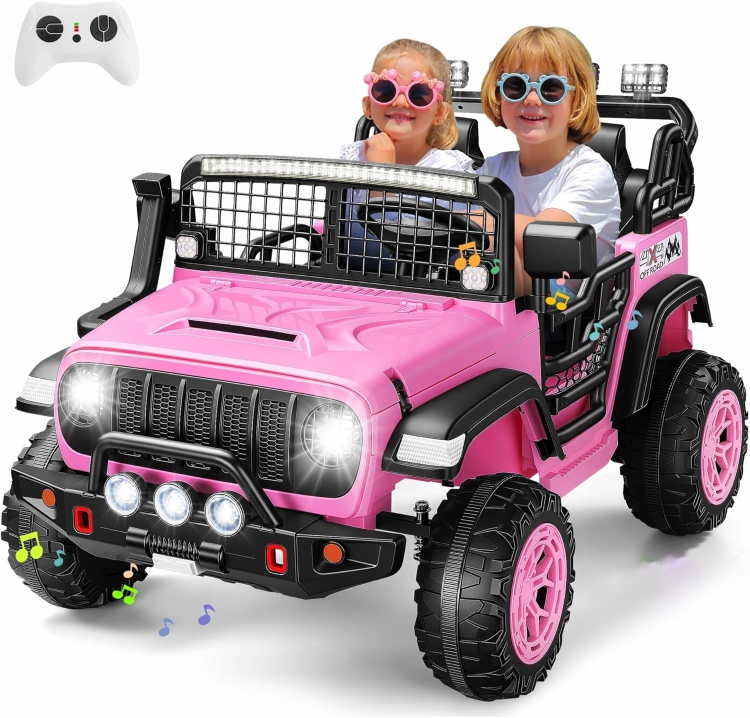 2 Seater Kids Electric Car 24V Ride on Toy Battery Power w/Remote Control Gifts