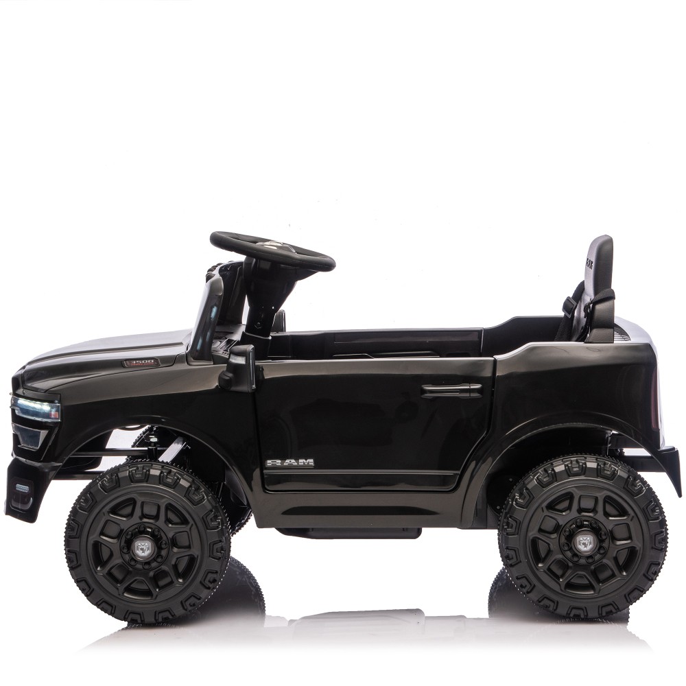Licensed Dodge RAM 12V Ride On Truck w/ Remote Bluetooth Music for Kids Ages 3-6