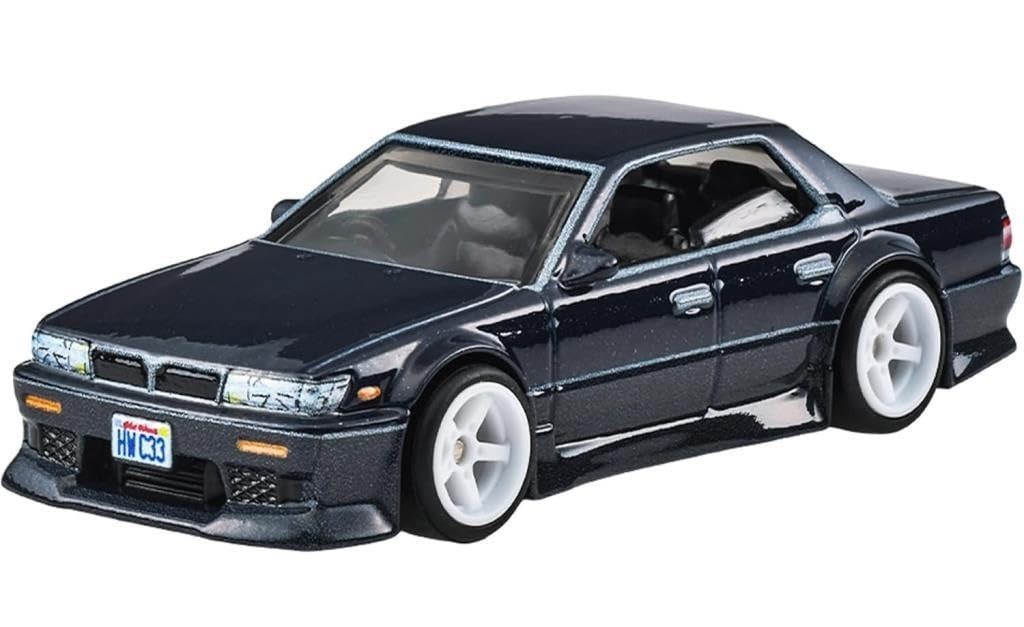 Ride On Toy Mini Car – Nissan Laurel C33, Hot Wheels Style, Ages 3+, Black