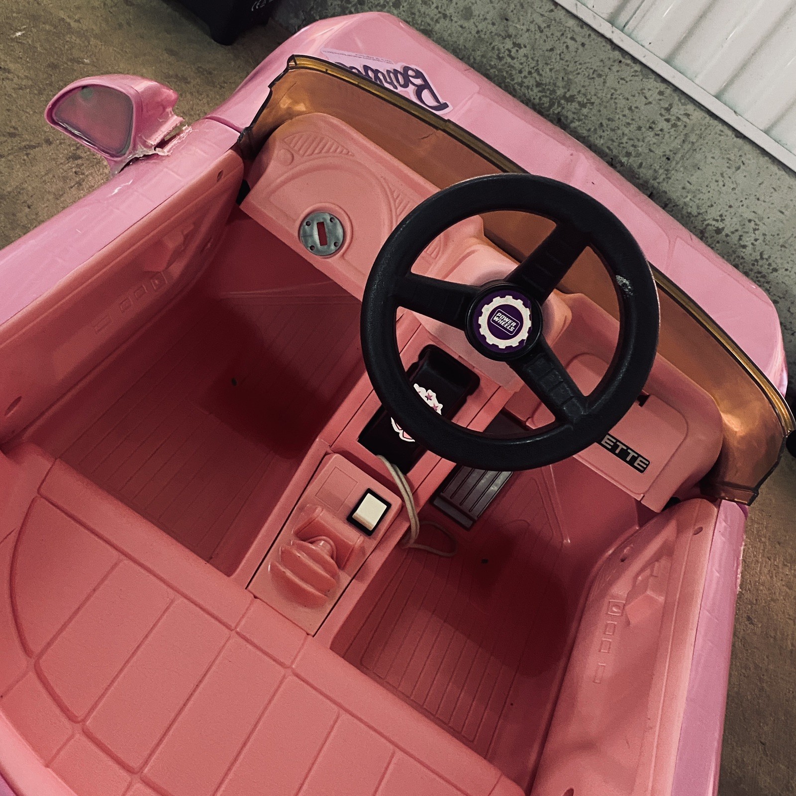 1990 Power Wheels Barbie Pink Corvette *PICKUP ONLY* w/ New Battery