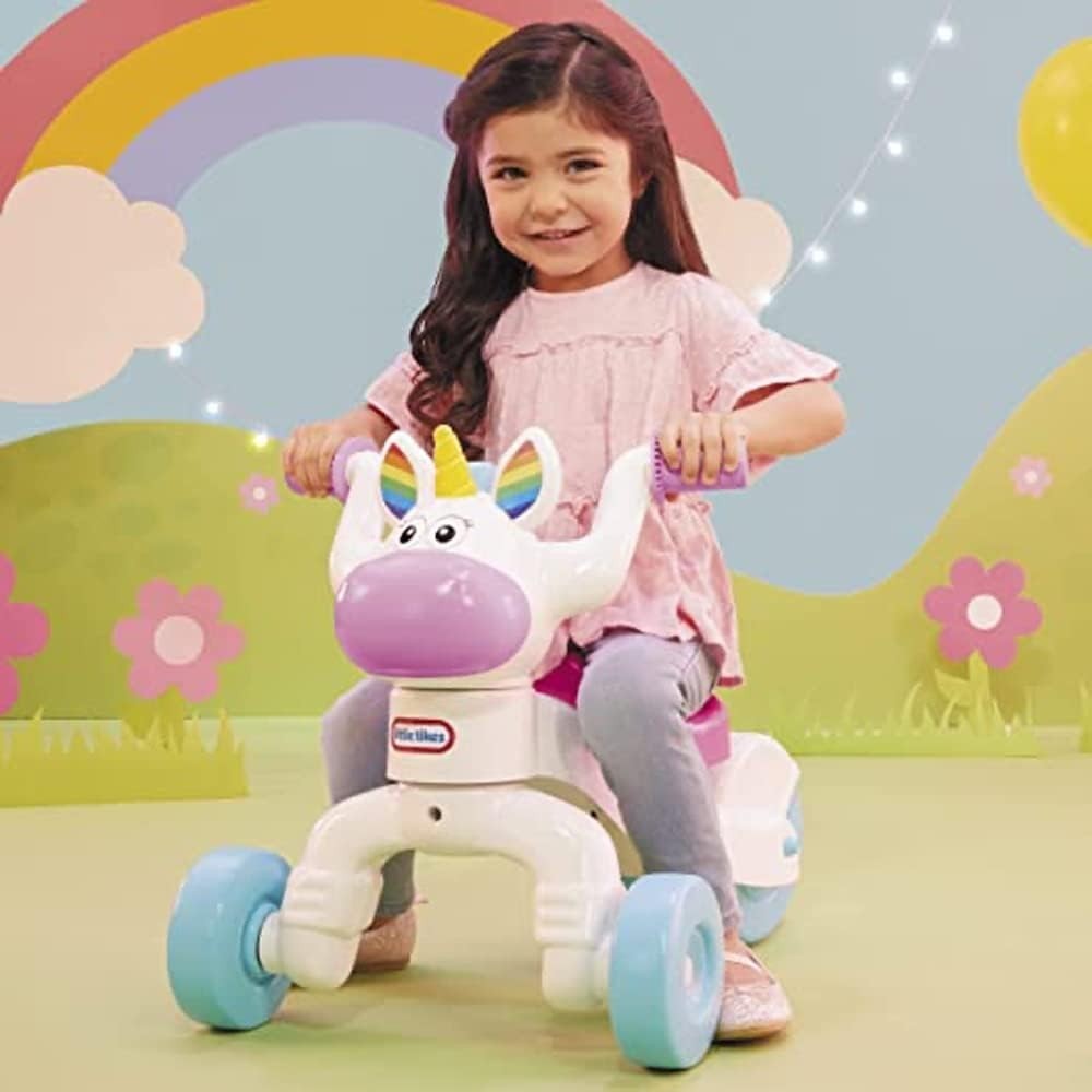 Large Unicorn Ride-On Scoot for 1-3 Olds – Safe Indoor & Outdoor Fun!