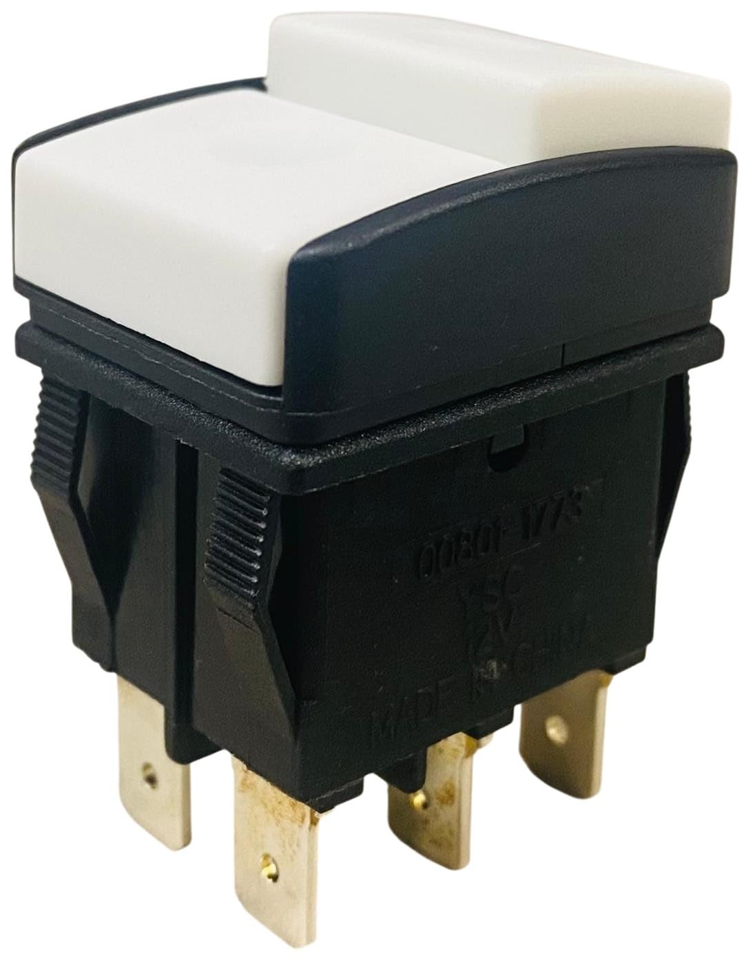 Easy Install Forward/Reverse Push Button Switch – Plastic, 1A, 27.22g Weight