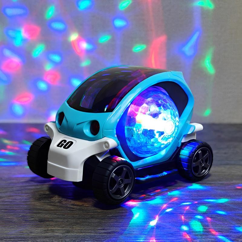 Kids Electric Rotating Toy Car with Lights & Music – Fun Gift for Boys & Girls