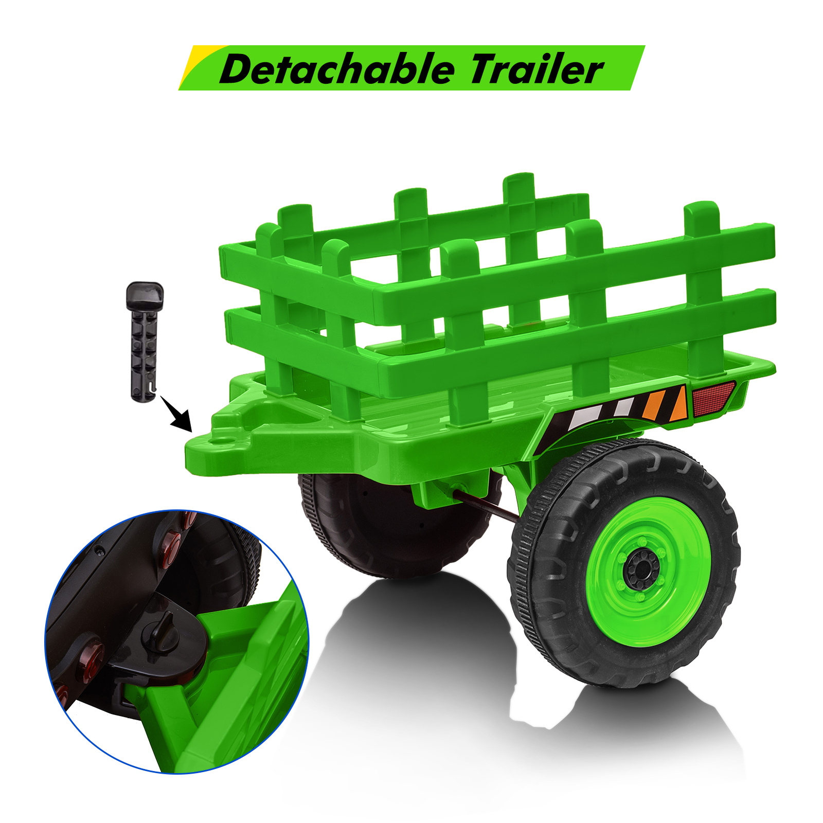Kids Ride On Toys Car Tractor 12V Powered Electric w/Remote Control Kids Gift US