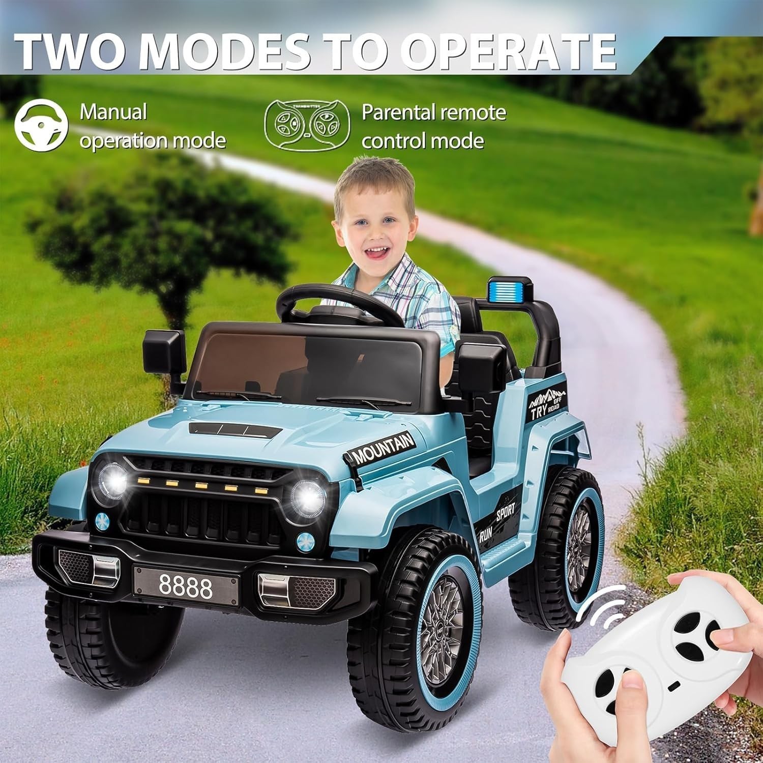 Kids Ride on Car Toy 12V Electric Power Wheels Truck w/Remote Control 3 Speeds