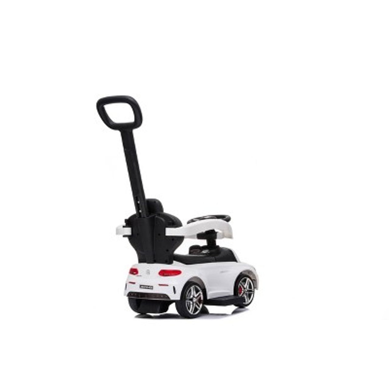 BEST RIDE ON CARS 3 IN 1 PUSH CARS RIDE-ON MERCEDES AMG-C63 – WHITE