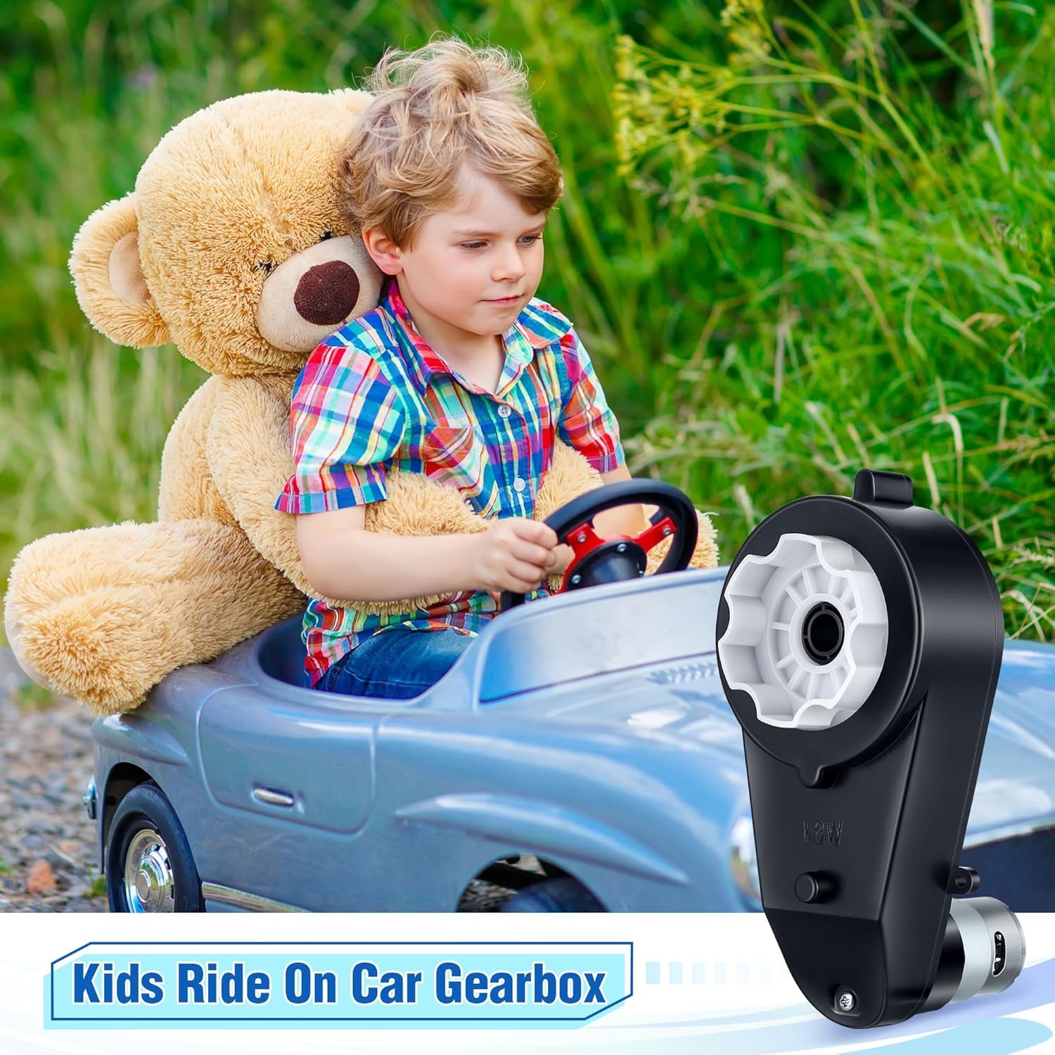 2PCS 24V 35000RPM High Speed Motor Gearbox Replacement for Kids Ride on Toy E…