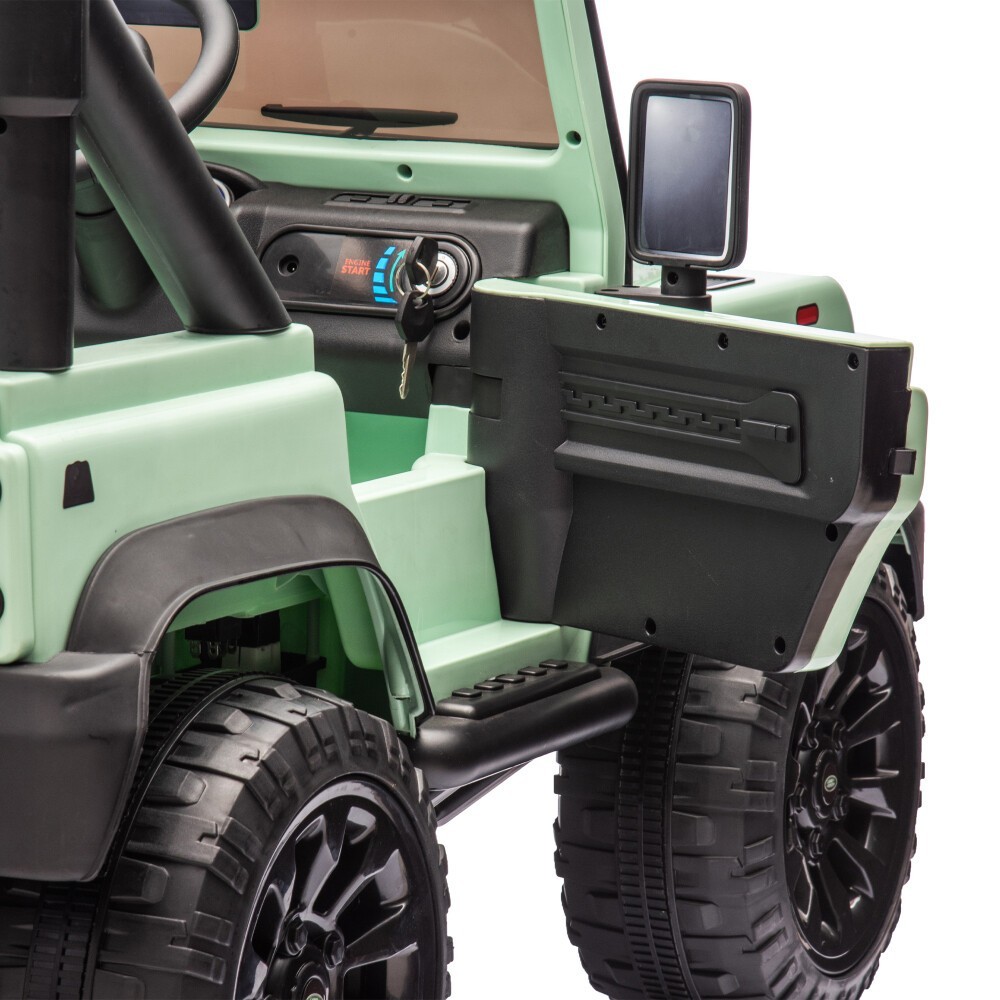 24V Ride on Jeep Car Licensed Land Rover Defender Truck Toy for Kids with Remote