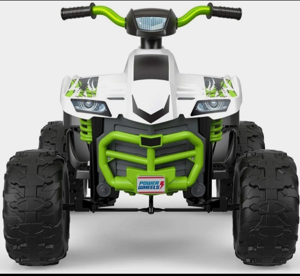 12 V Powerwheels Kids Electric Ride On Racing Atv Quad Bike Dft879665