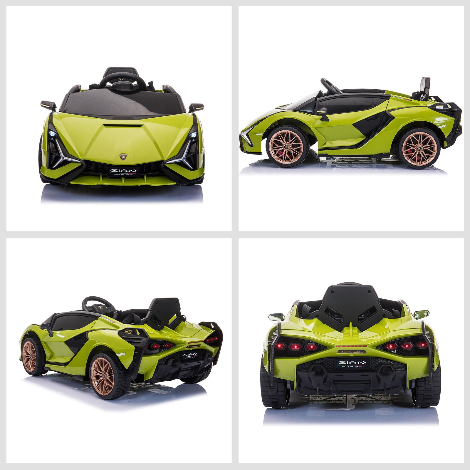 12V Electric Car for Kids 3-5 Years Toddler Ride On Toy with Remote Control
