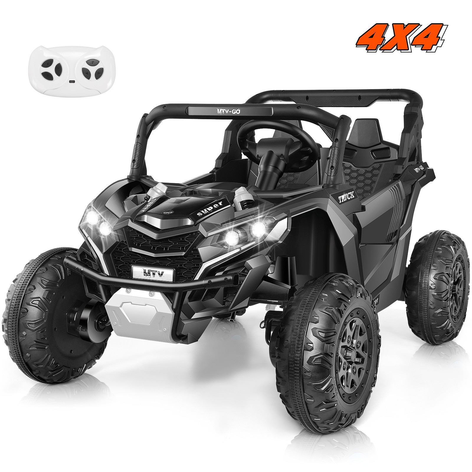 24V 2 Seats Ride On UTV Electric Car Toys for Kids with 4x200W Motors ＆ Remote✨✨
