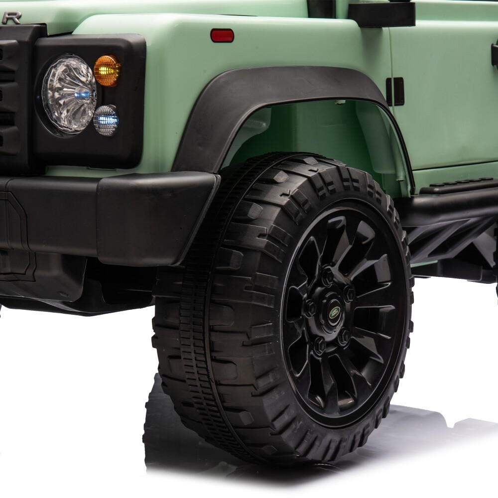 24V Ride on Jeep Car Licensed Land Rover Defender Truck Toy for Kids with Remote