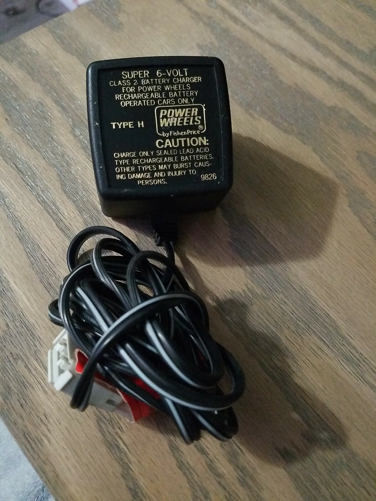 Power Wheels BC-120-61200 Class 2 Battery Charger AC Adapter Output DC 6V