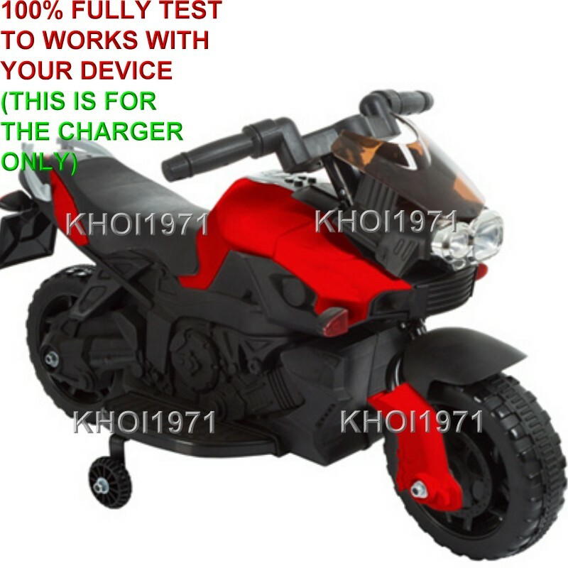 WALL charger AC adapter FOR =03F QVC Lil Rider motorcycle ride on training wheel