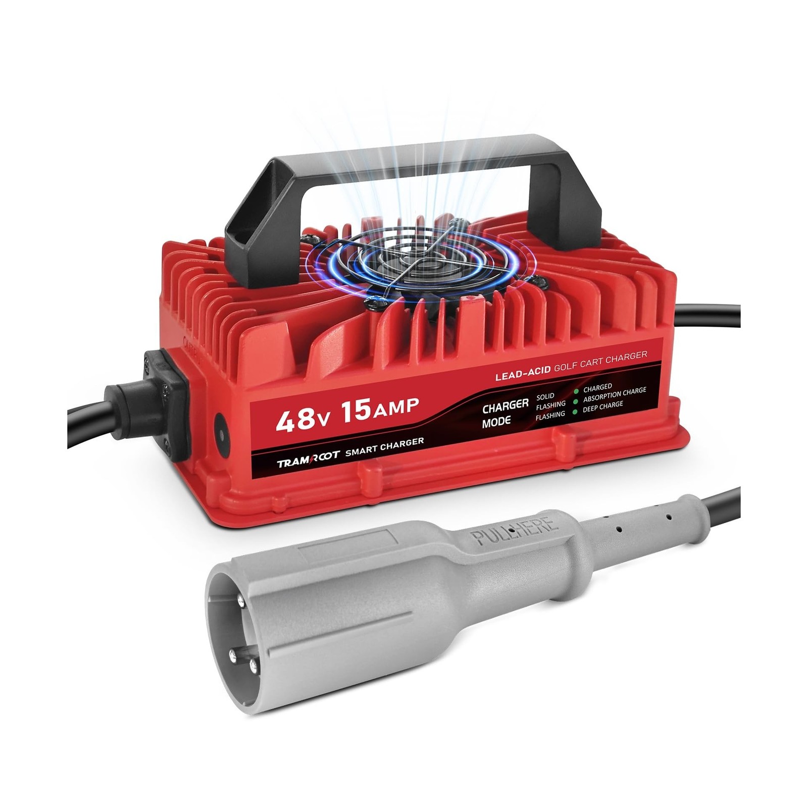 15 Amp Golf Cart Charger for 48 Volt Club Car DS & Precedent Lead Acid Batter…