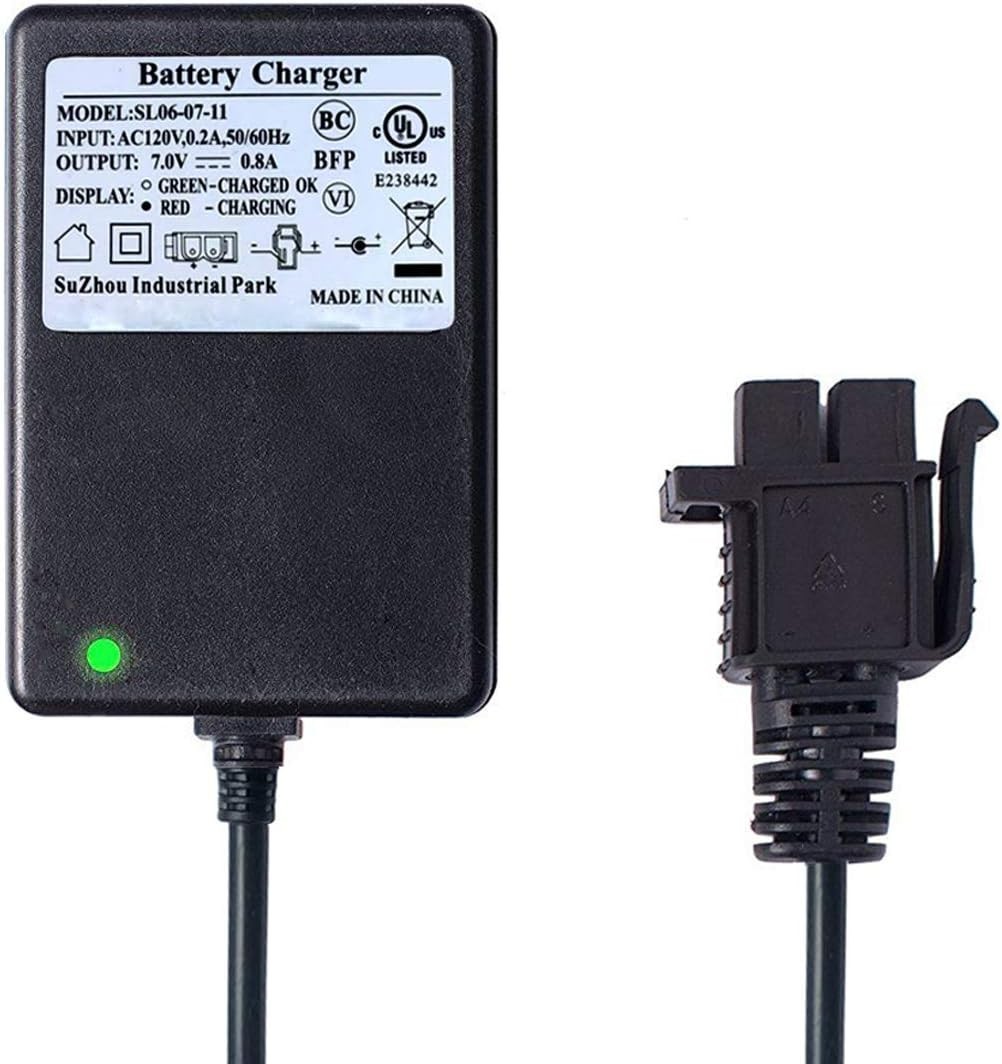 6V Battery Charger for Kids Ride On Cars, Compatible with Multiple Models