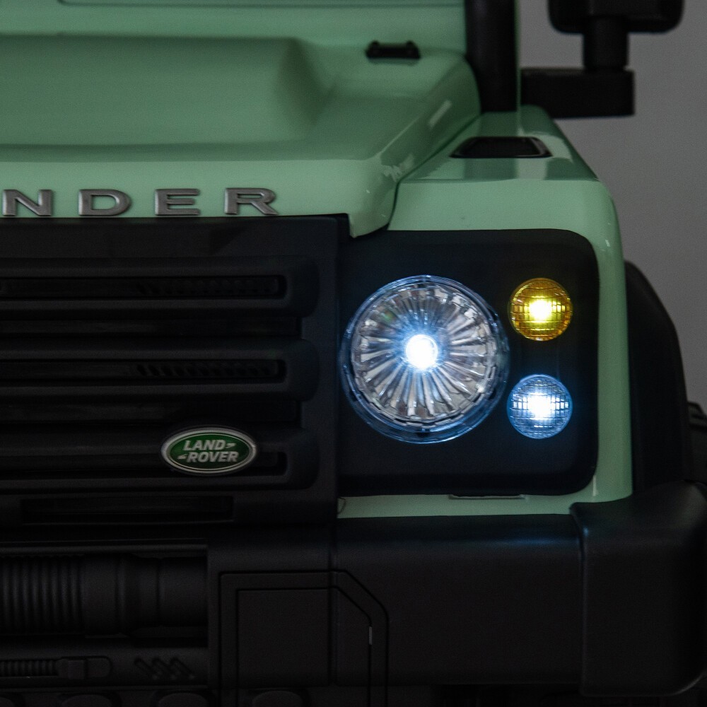 Licensed Land Rover Defender 24V Ride on Car for Kids Electric Truck with Remote