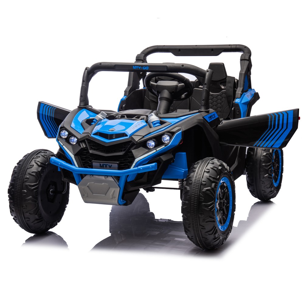 24V Kids Ride On UTV W/Parents Remote Control LED lights GIFT for Kids 3+