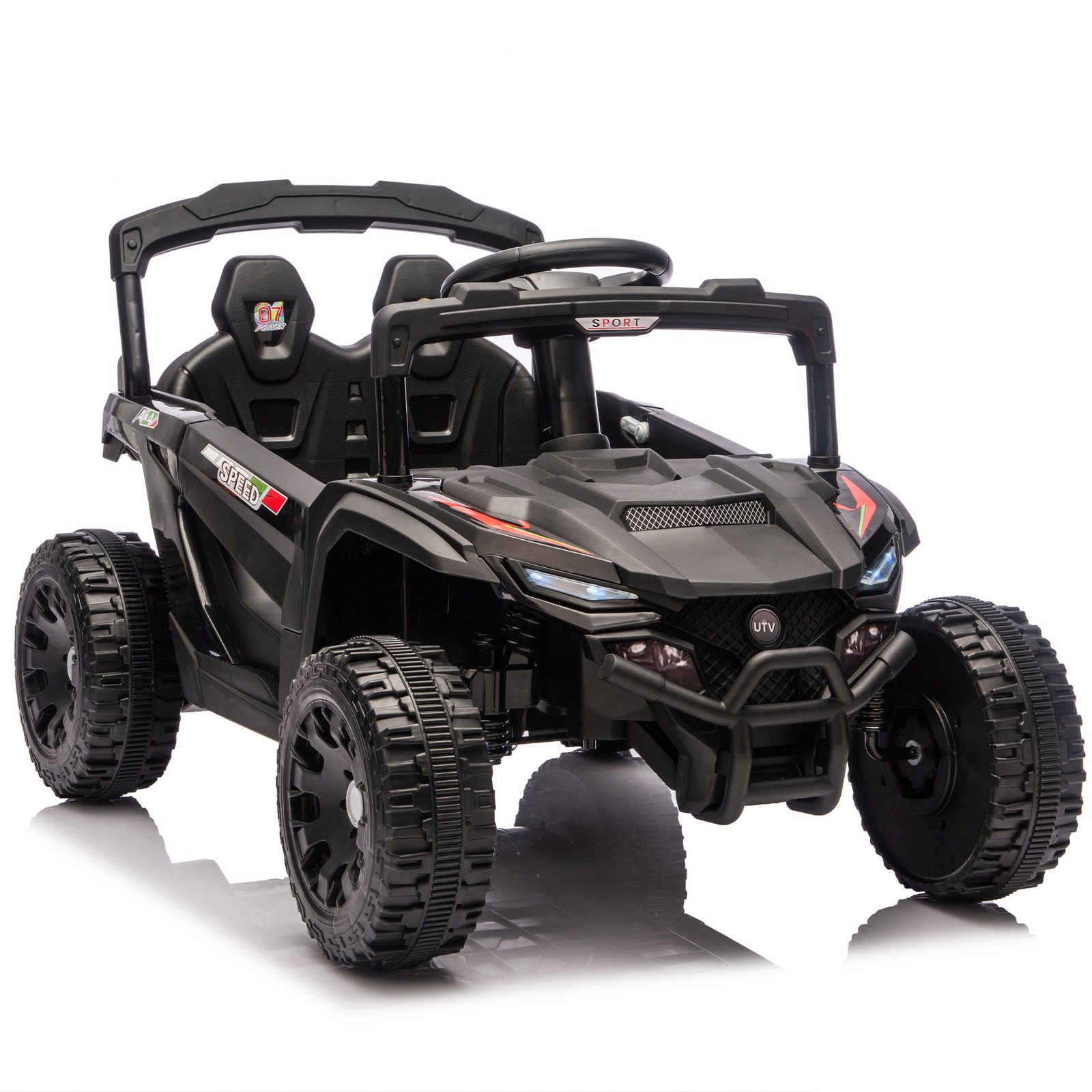 24V Kids Ride on UTV Electric Off-Road Car Speed 1.86-3.11mph w/Remote Control