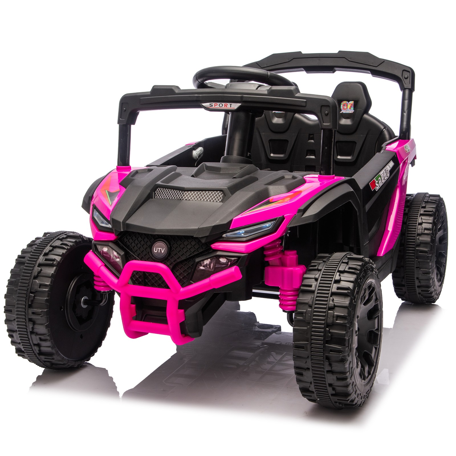24V Kids Ride on UTV Electric Off-Road Car Speed 1.86-3.11mph w/Remote Control