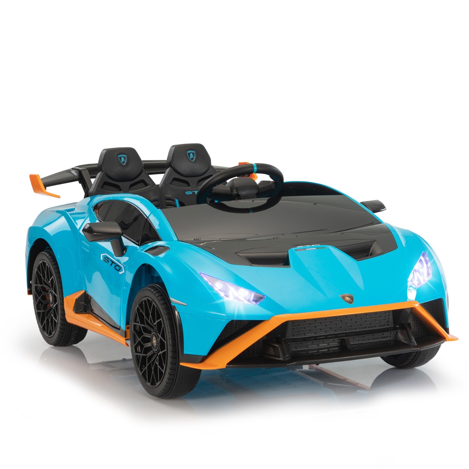 12V Kids Ride On Car Licensed Lamborghini Battery Powered Toys w/Remote Control