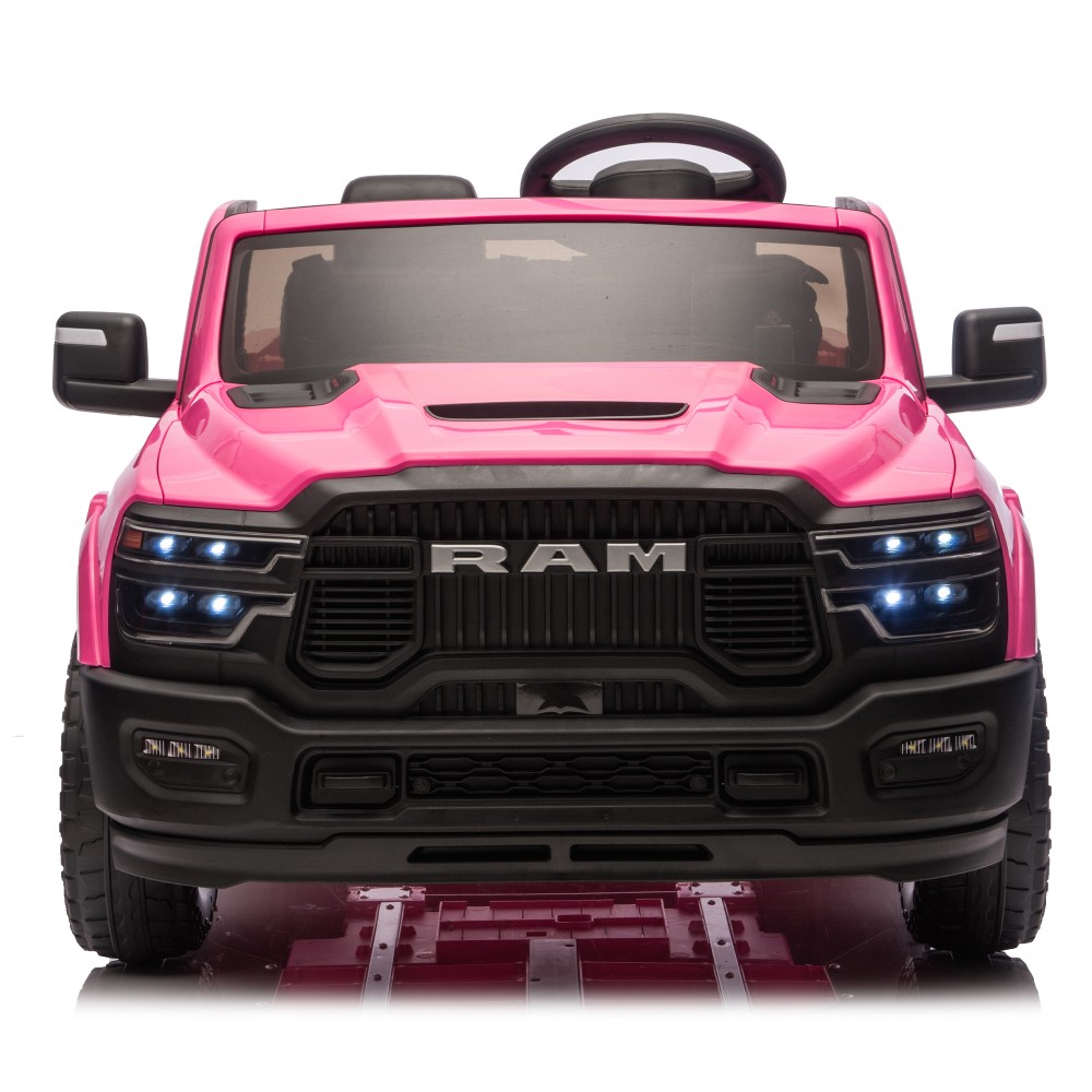 Official Licensed Dodge RAM Ride On Truck with Bluetooth Music USB Port Storage