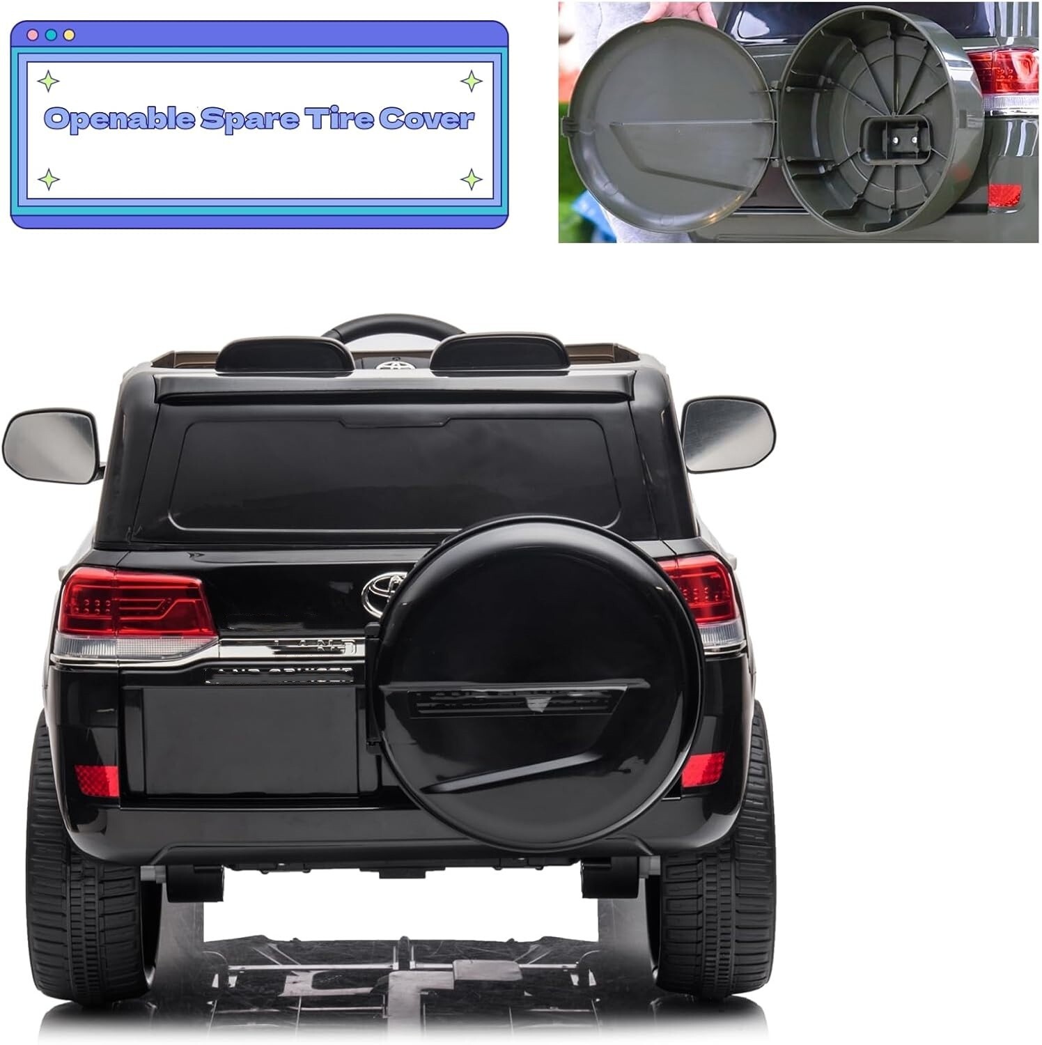 Kids Electric Ride on SUV Car, 12V Battery Powered Truck with Remote Control