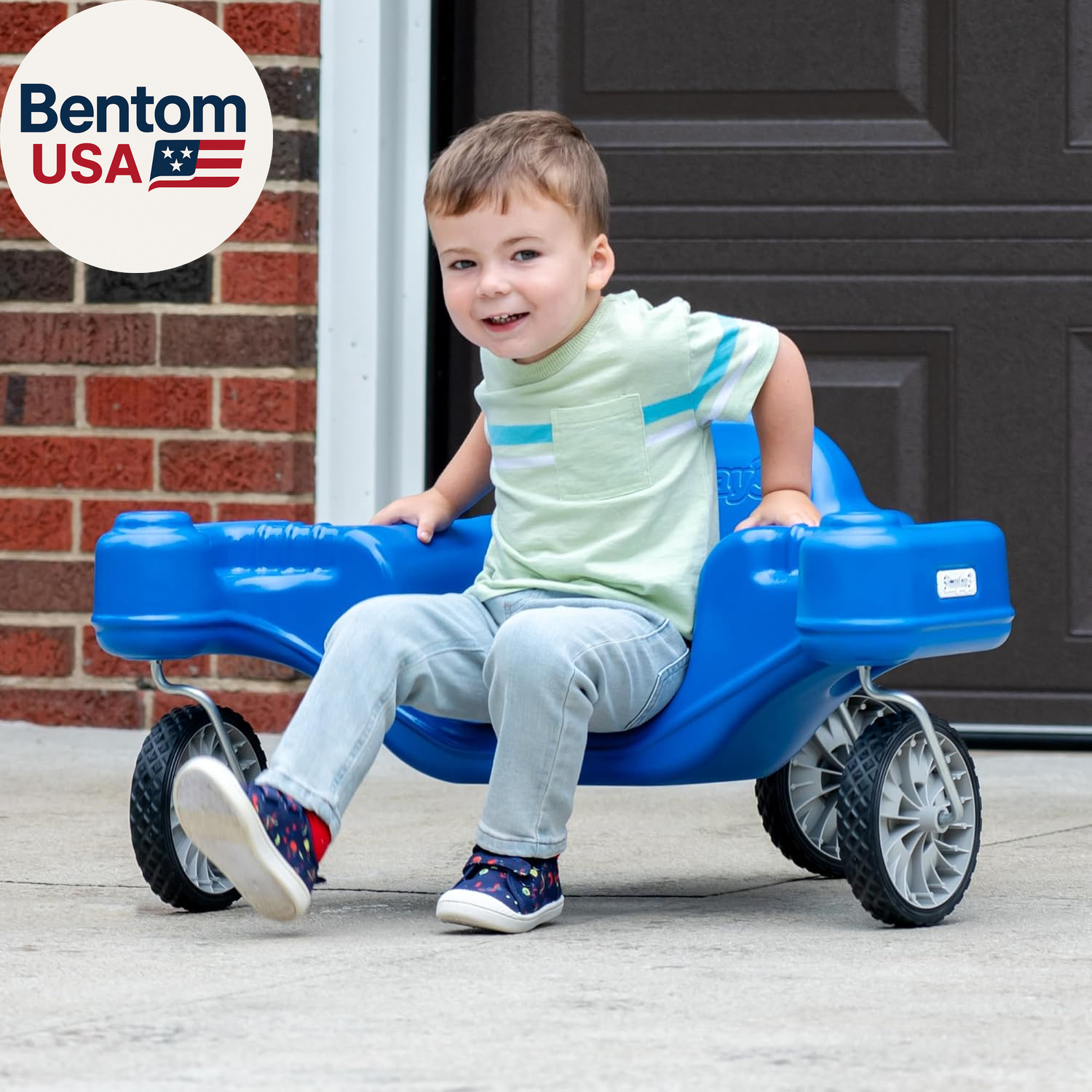 Galaxy Glider Ride-On Toy for Toddlers and Kids Ages 1-1/2 to 5 Years, 360-Degre