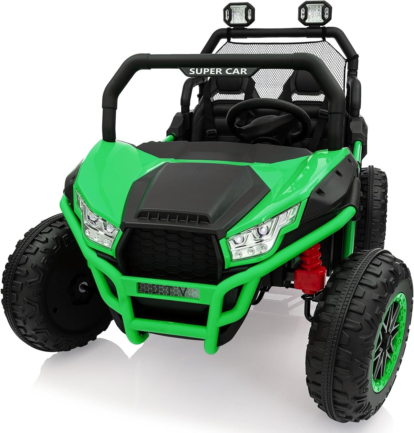 24V Power Wheel for Big Kids 3-8,2 Seater Electric Car,Ride on Car Toy for Grass