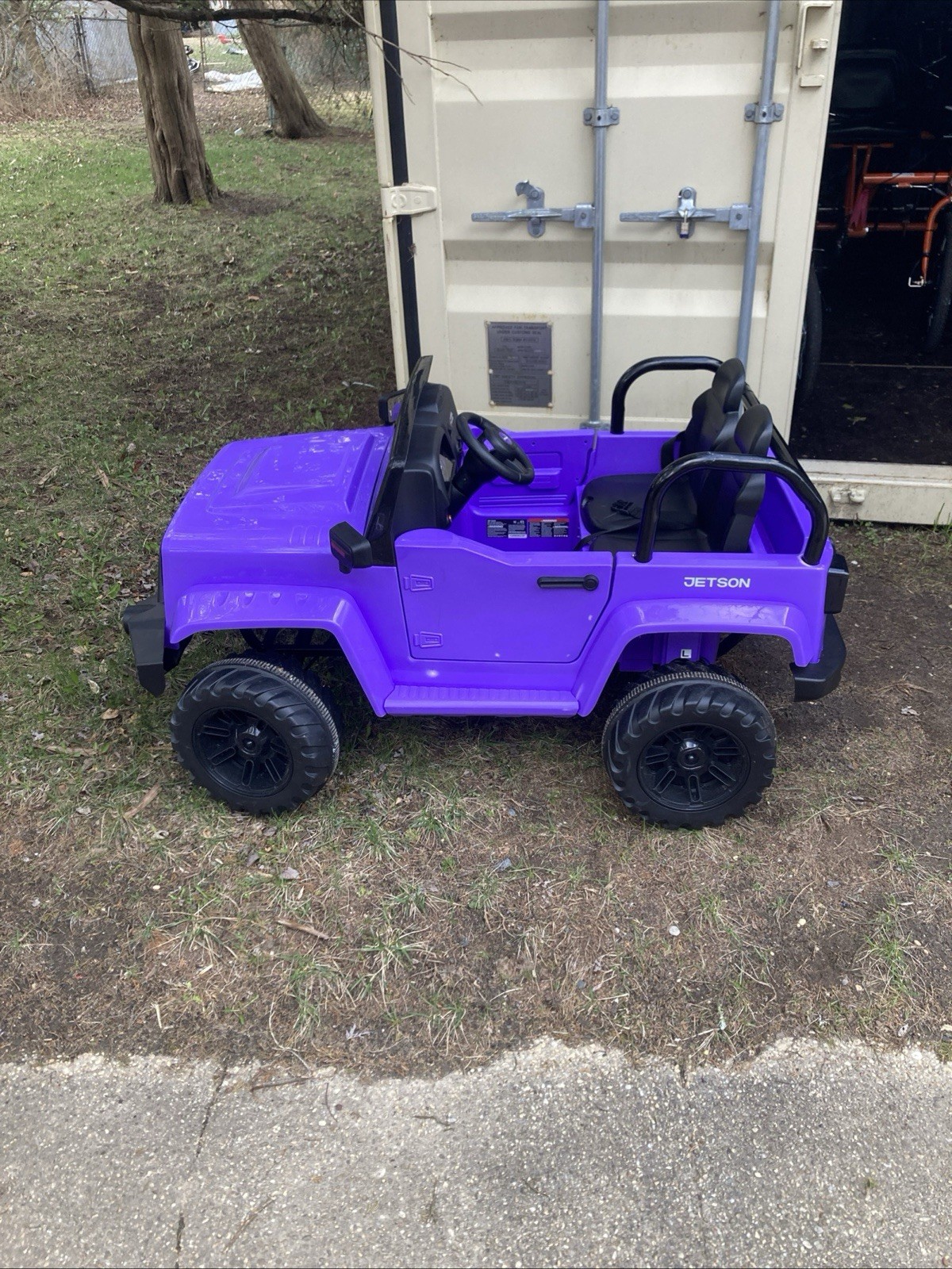 Jetson Kids Jeep Electric 2 Seat Ride-On Car – Purple. + Remote. See Description