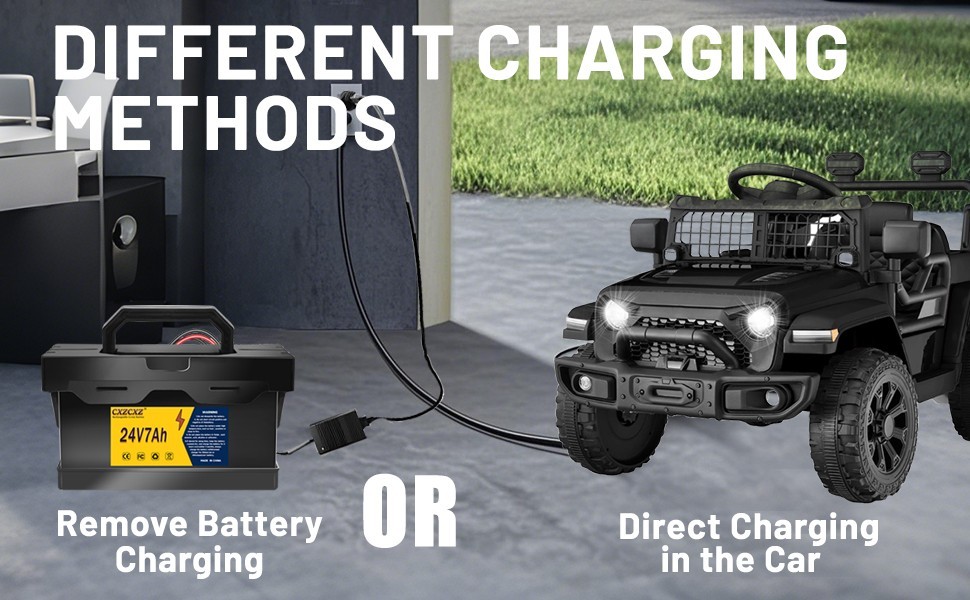 24V 7Ah 12Ah Battery for Dynacraft Realtree 24V Kids Ride-On Toys built-in