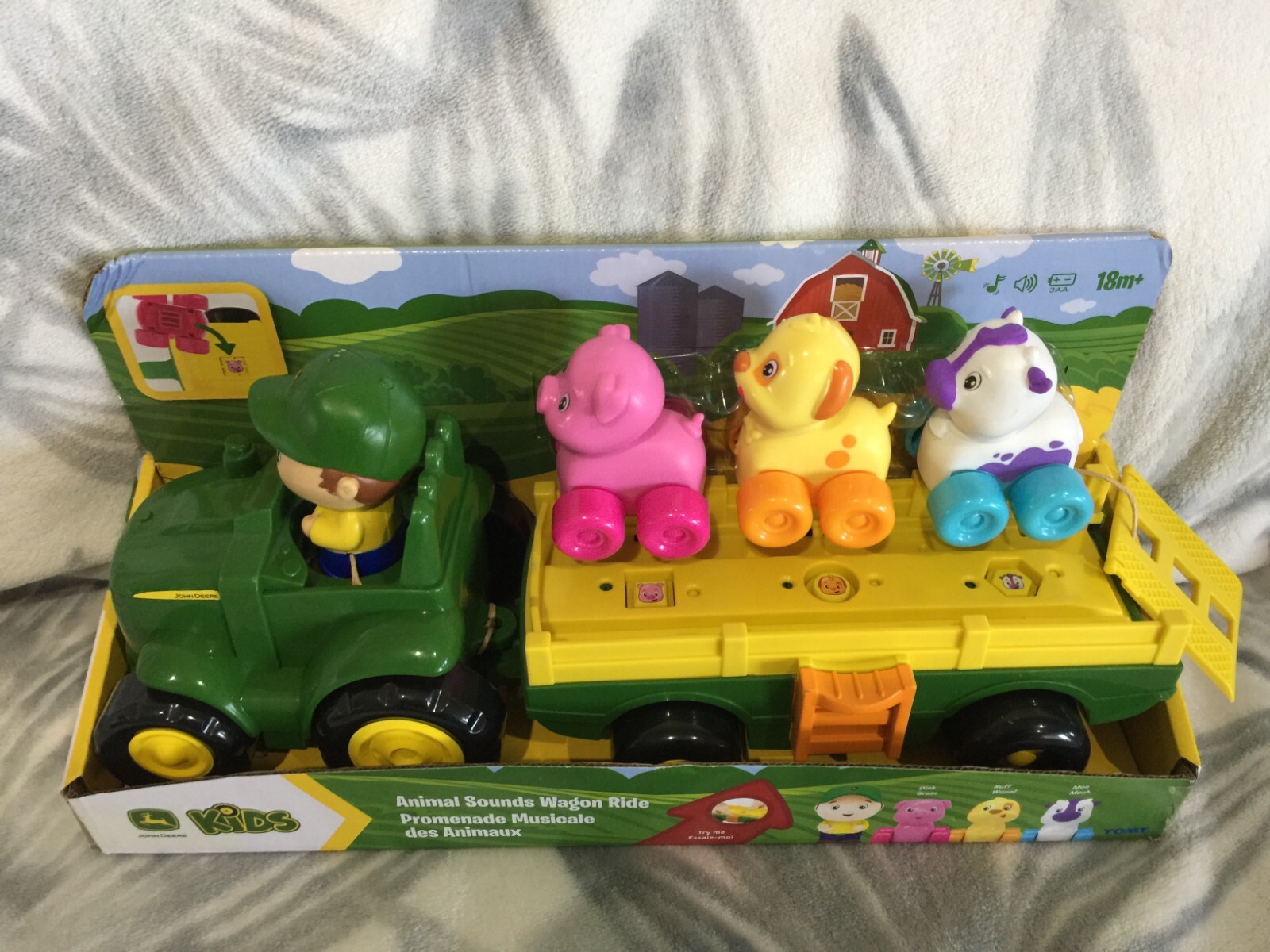 John Deere Kids Animal Sounds Wagon Ride Brand New