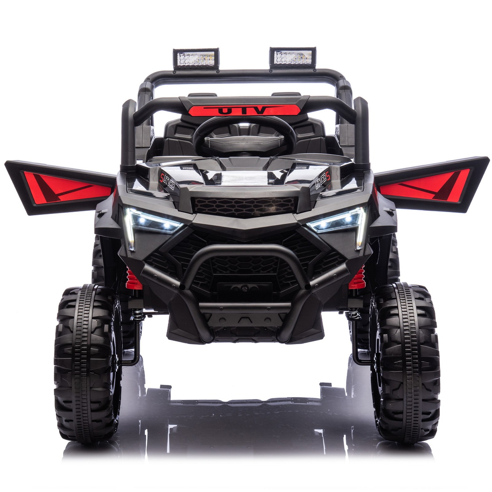 4-Wheel Suspension 24V 400W Kids Ride On UTV Toy Car Parent Control LED Lights