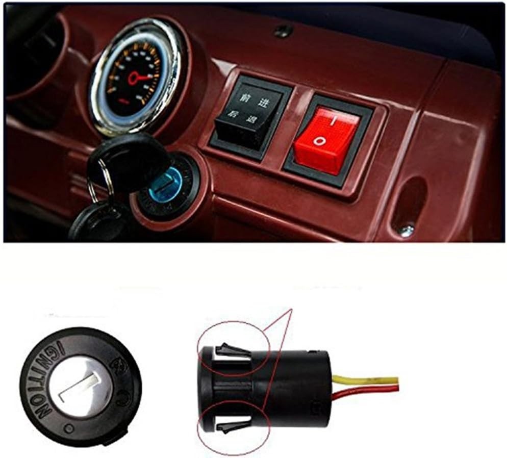 6V12V Power Supply Key Switch Start Power Electric Door Lock Accessory for Ch…
