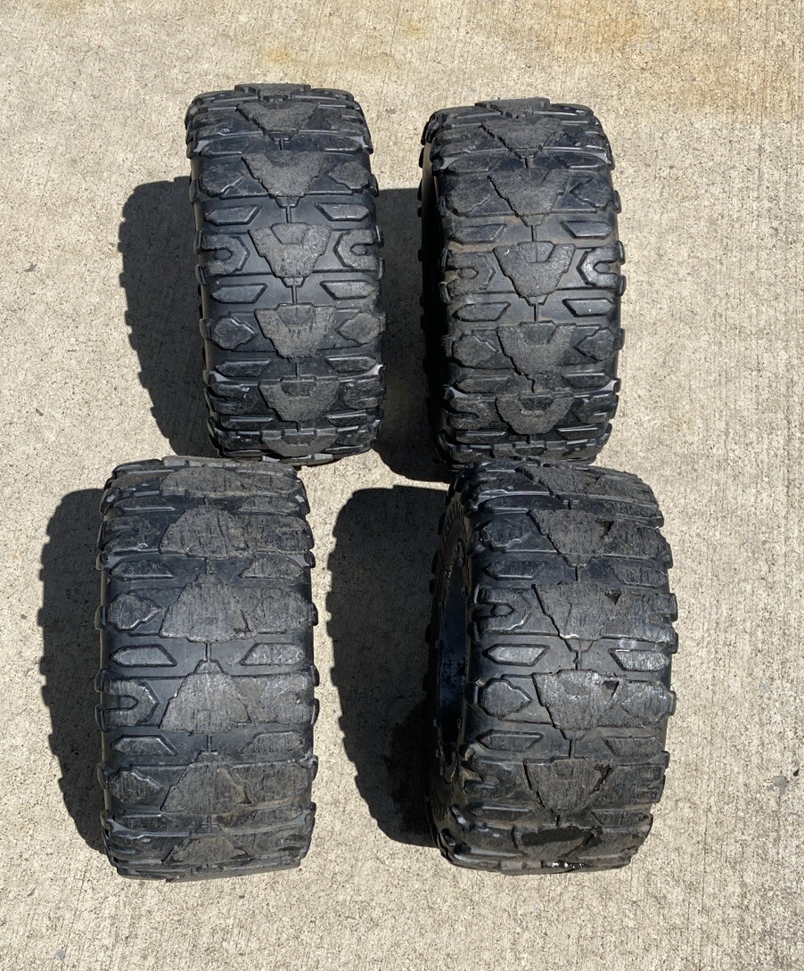 Power Wheels Fisher Price Ford F150 Tires Set Of 4 Pre-owned Some Wear