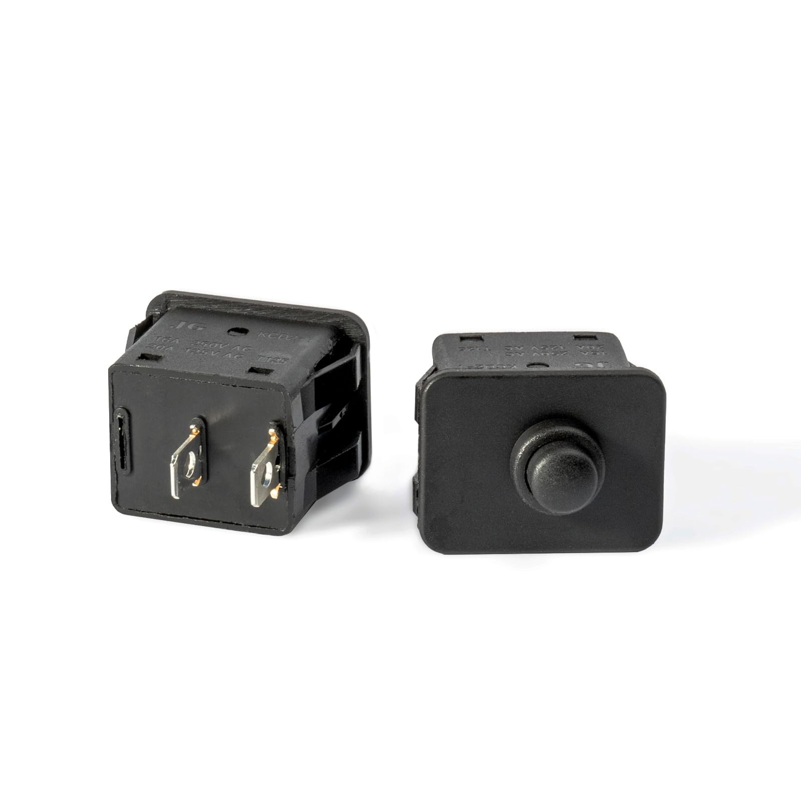 2 Pcs 12volt 6volt 2Pin Plunger Type Power Wheel Foot Pedal Switch Accelerato…