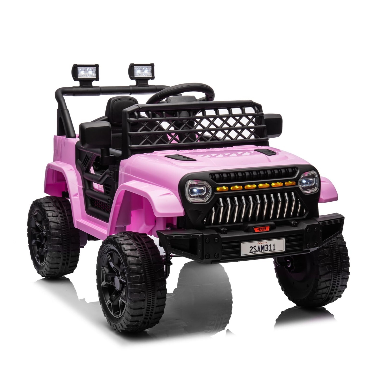 12V Ride on Truck Car Kids Power Wheels Vehicle w/Remote Control LED Light Music