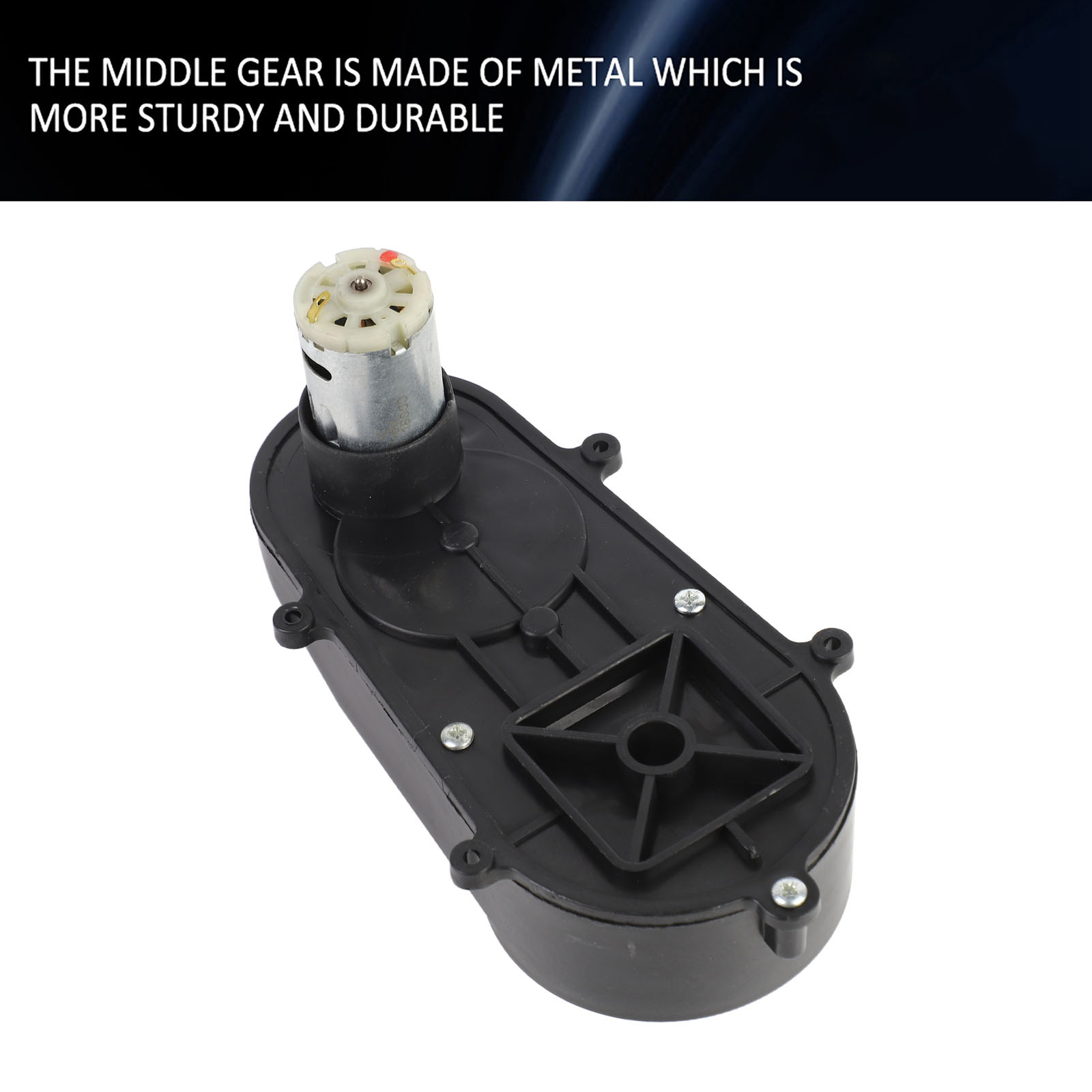 RS390 Electric Motor Gearbox 6V 18000RPM Suitable For Kids Car Toy CAD