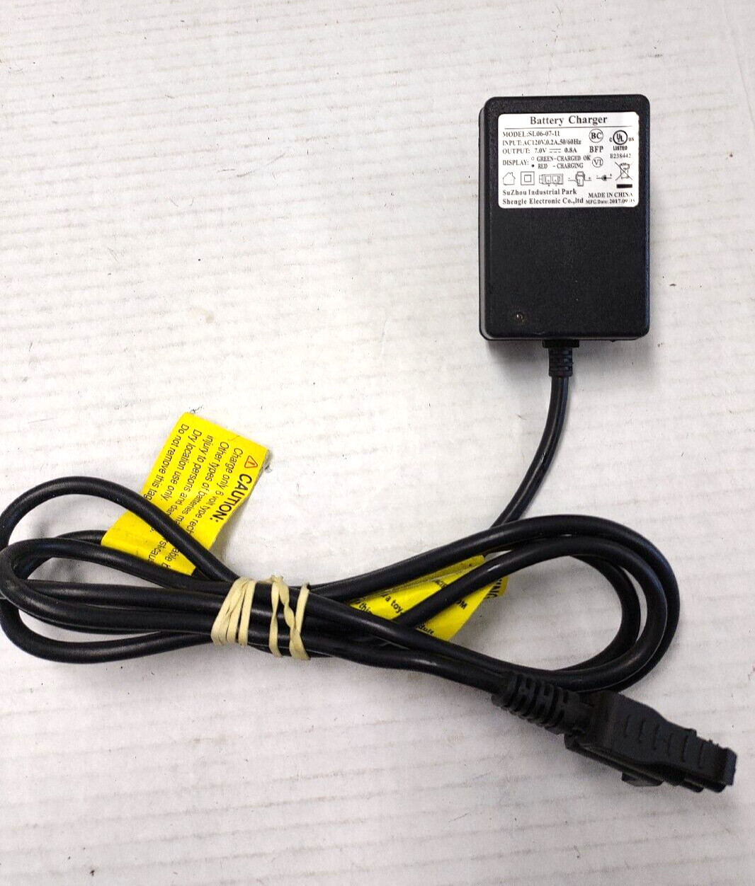Battery Charger SL06-07-11 7V .8A Adapter Disney Kids Ride On Car Trax