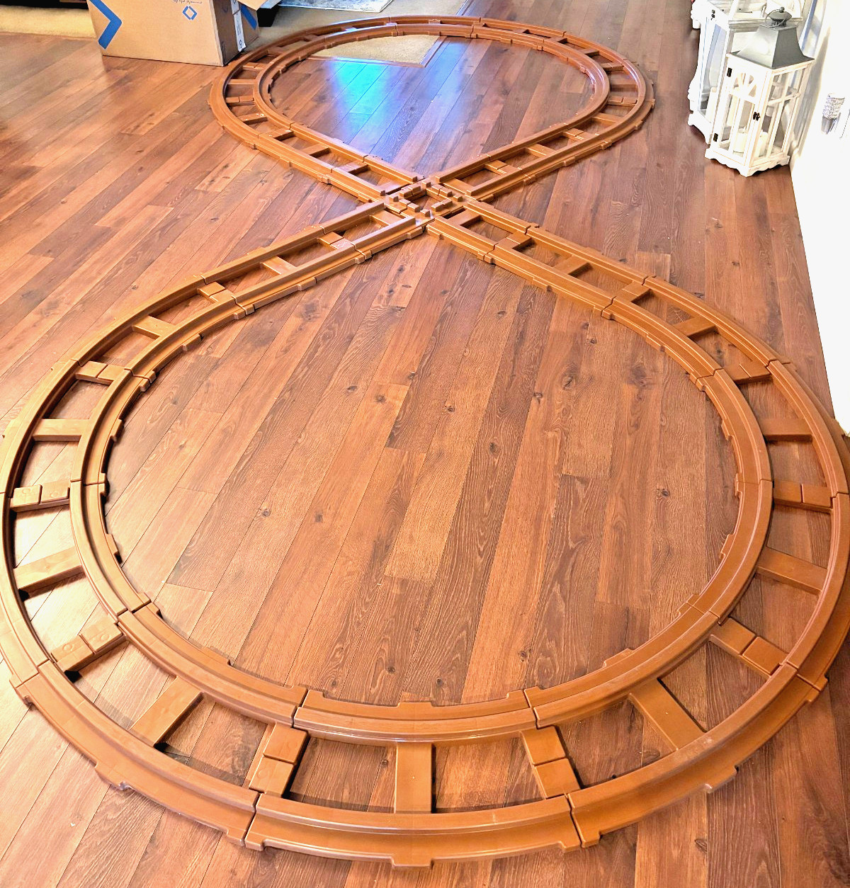 26 Pieces Peg Perego Train Track Extended Figure 8 -18 Curved/4 Straight/4 Cross